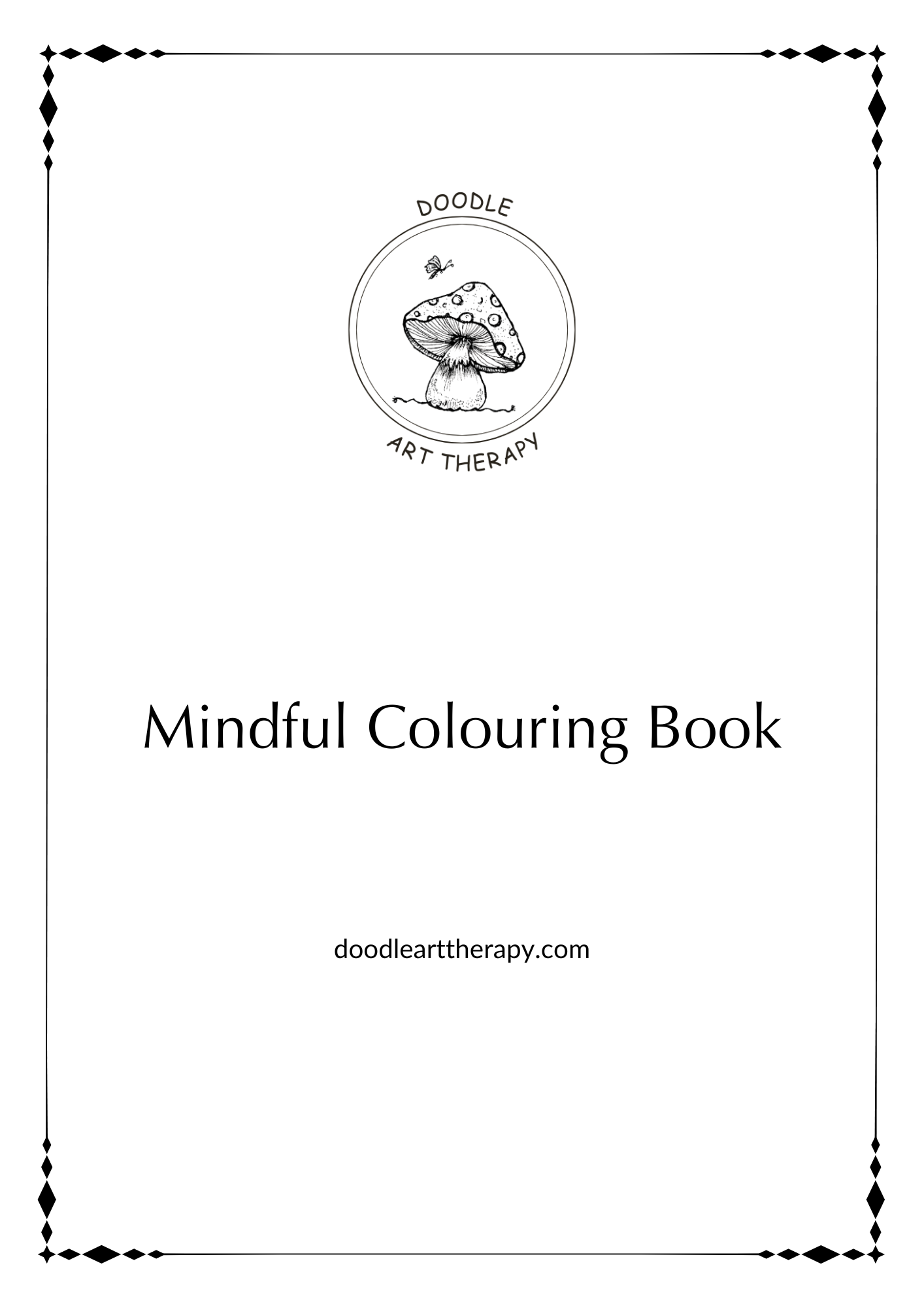 Mindful Colouring Set | Includes 5 Hand-Drawn Doodles & Mindfulness Practices | (Downloadable PDF)